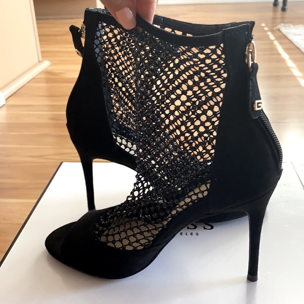 ✨ GUESS black high heels rhinestone shoes - Picture 14 of 14